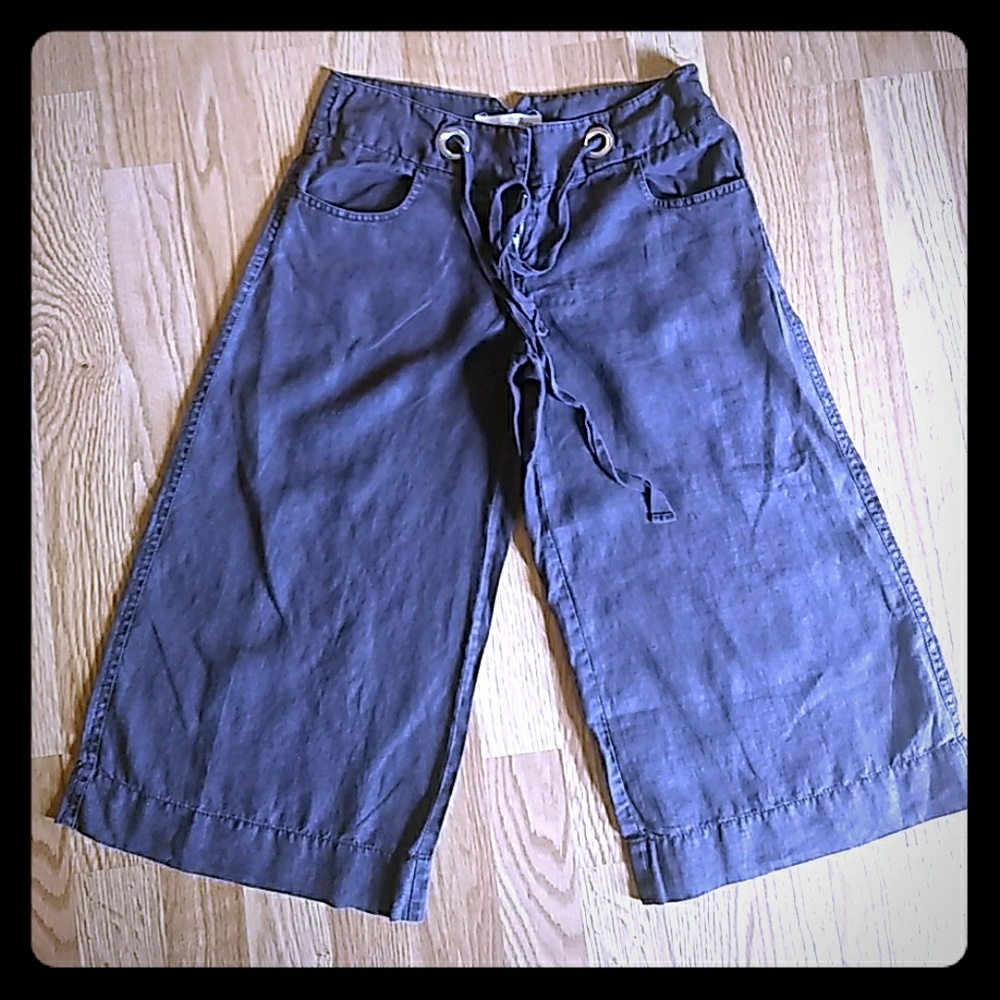 VS London Jean Linen Wide Leg Pants